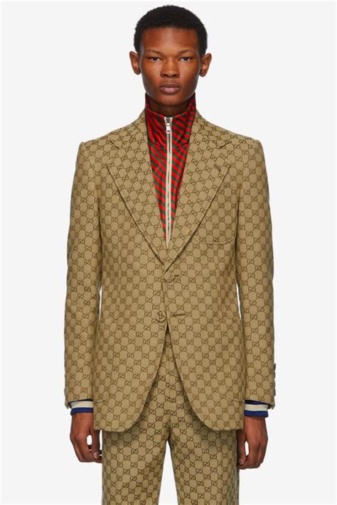 gucci summer suit|who makes gucci suits.